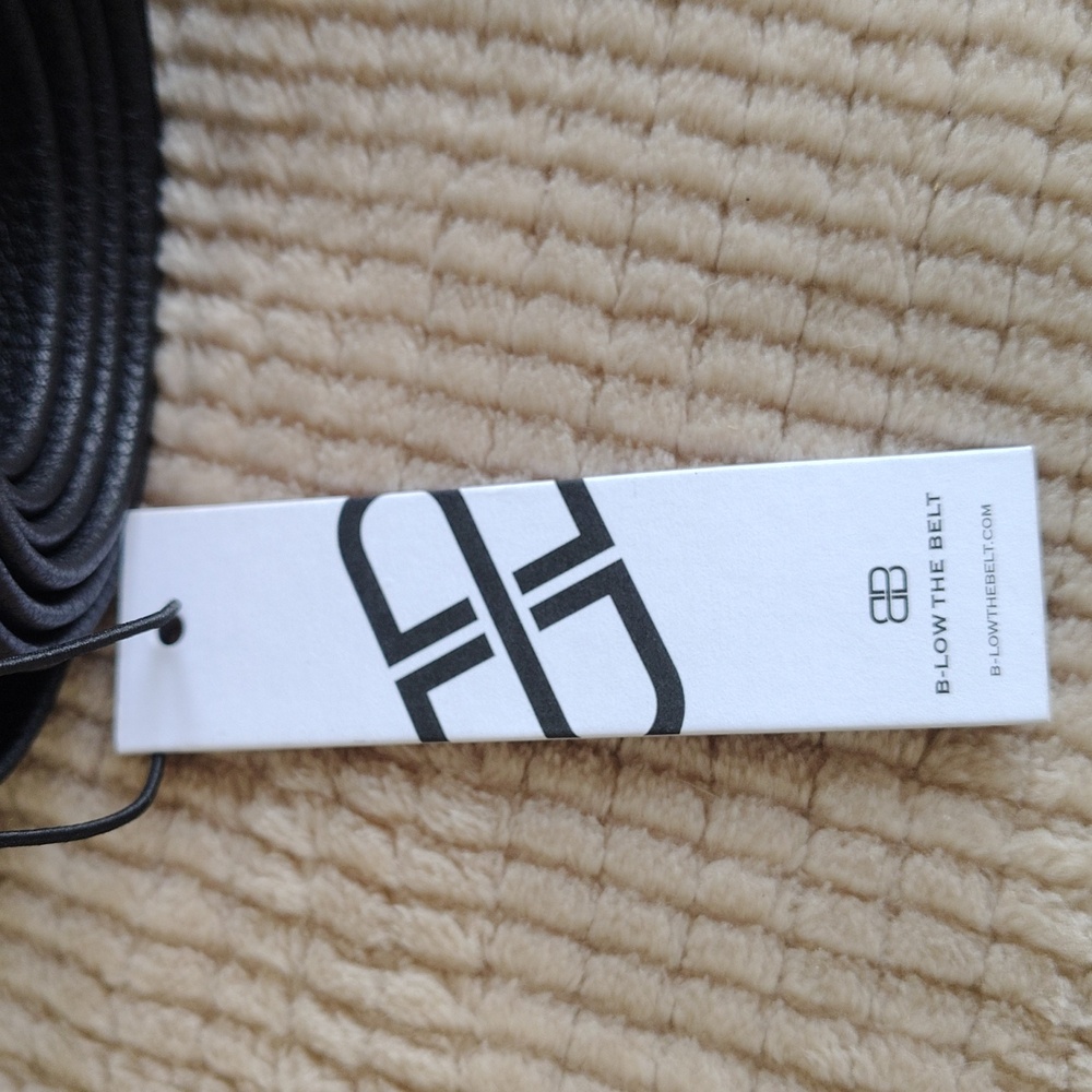 NWT B-Low The Belt black And Silver Women's Belt OS - Picture 6 of 11